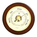Barometer on Cherry Wood